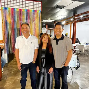 With my parents Celebrating my uncles 70th birthday. 5/5/2024