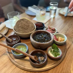 Guacamole and salsa