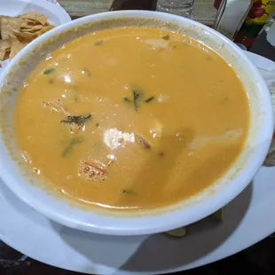 Mariscos sopa