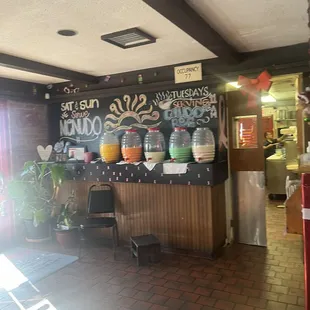 Aguas Frescas naturales: Piña, Melon, Limonada, Pistachio &amp; Horchata