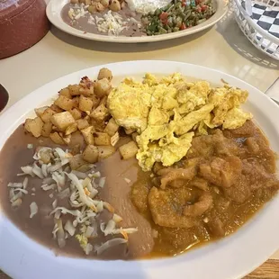 Eggs &amp; Guisado Plate