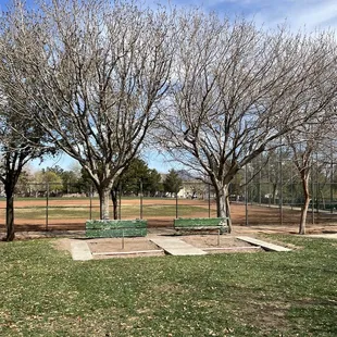 2 sets of horseshoe pits