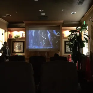 Nightmare before Christmas playing for me... I mean the kids.