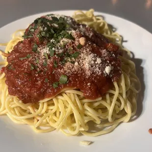 Spaghetti and Meatballs