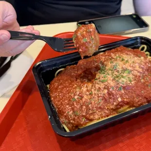 Spaghetti and Meatballs