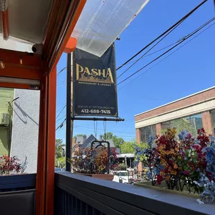 A beautiful day to enjoy a meal outside