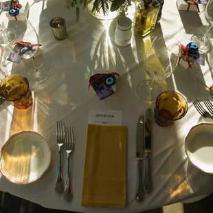 Pasha Castle Turkish Delights as dinner favors - yum!