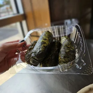 Dolmas- menu board is wrong,  it says 4.99 for 2. We got all 4 for 4 dollars.
