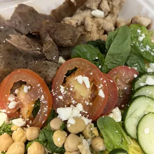 2 meat Two Entree Bowl*