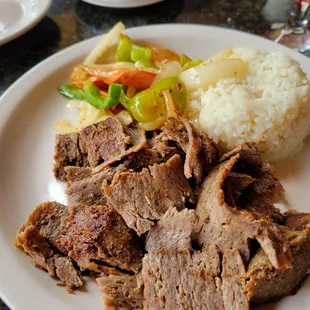 Gyro platter, nondairy for me.