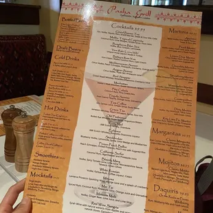 Menu of deliciousness!