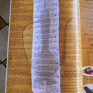 2nd page menu