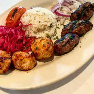 Combo Kebab:Chicken&amp;Kofte