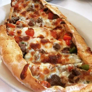 Kusbasili Pide (lamb Pide)