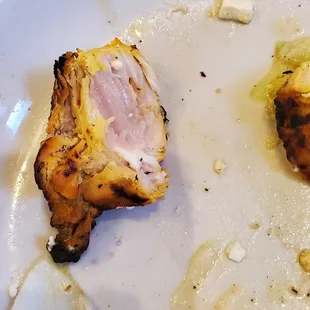 Completely raw in the center