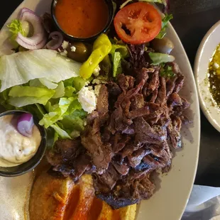 Beef Shawarma plate