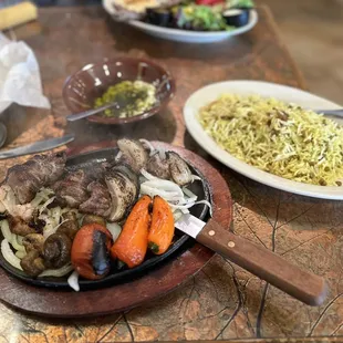 Lamb Kabob Plate