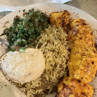 Chicken Kabob Pasha Bowl