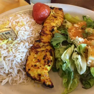 Chicken Kabob Plate