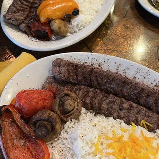 Koobideh Kabob Plate