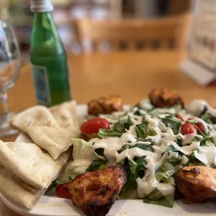 Jerusalem Salad with chicken