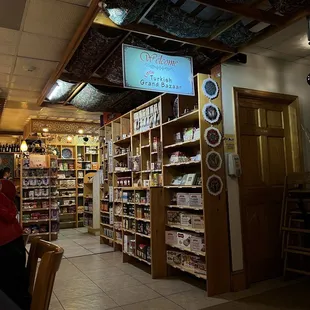 the interior of a restaurant