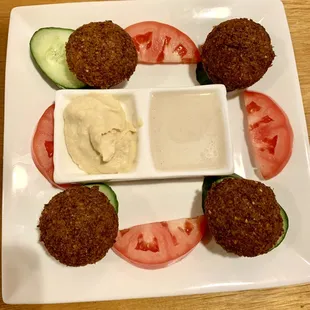 Falafel appetizer