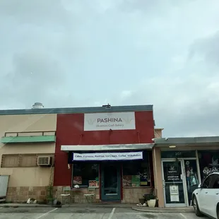 outside