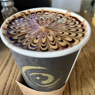 Peppermint Mocha (the prettiest coffee I'll ever have)