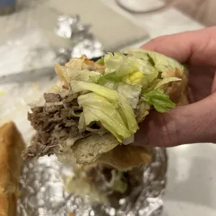 Solid cheesesteak!! Mozzarella addition was genius, definitely coming back here. Large sub was big and a great price