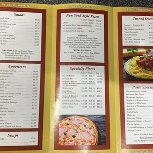 Pasquale's - Menu 2