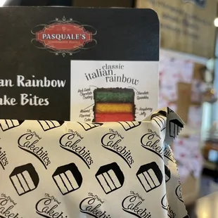 Imported Italian rainbow cake bite cookies