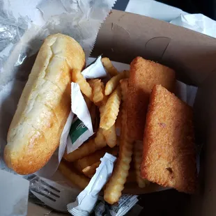 Fish and fry meal basket