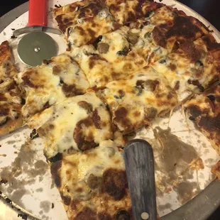 pizza, food