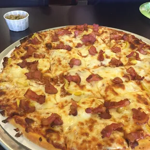 pizza, food