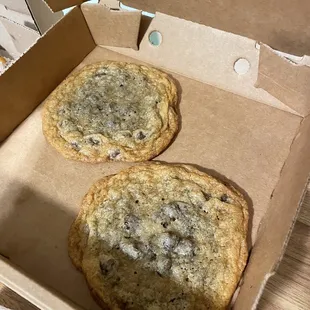 Fresh baked cookies