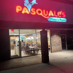 Outside