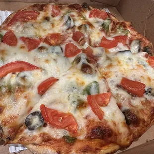 pizza, food