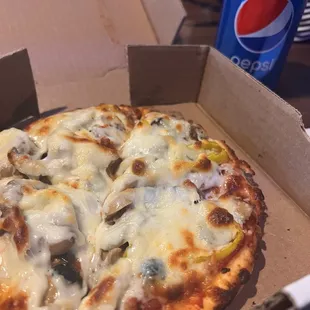 a pizza in a box