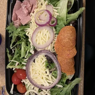 Chef Salad- I had Thousand Island Dressing