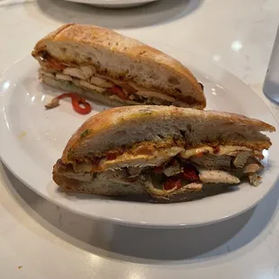 Grilled Chicken Pesto Sandwich