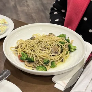 Vegan pasta dish