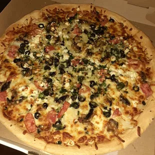 Greek Delight pizza