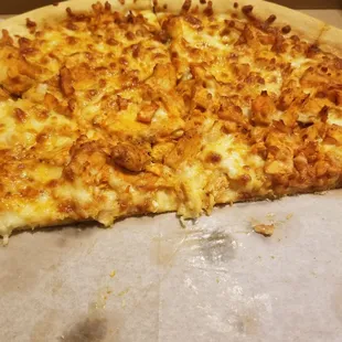 Buffalo chicken pizza