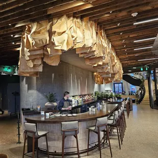 View of bar from my table