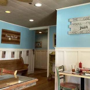 Entrance of restaurant