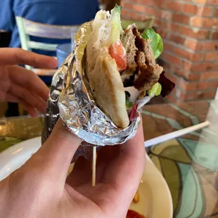 Gyro with fried