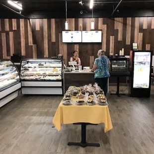 customers at the counter