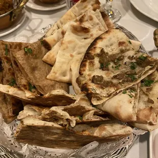 Assorted breads