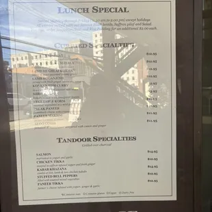 Great lunch specials!